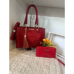 Bolso desigual con monedero a juego - Imagen 1