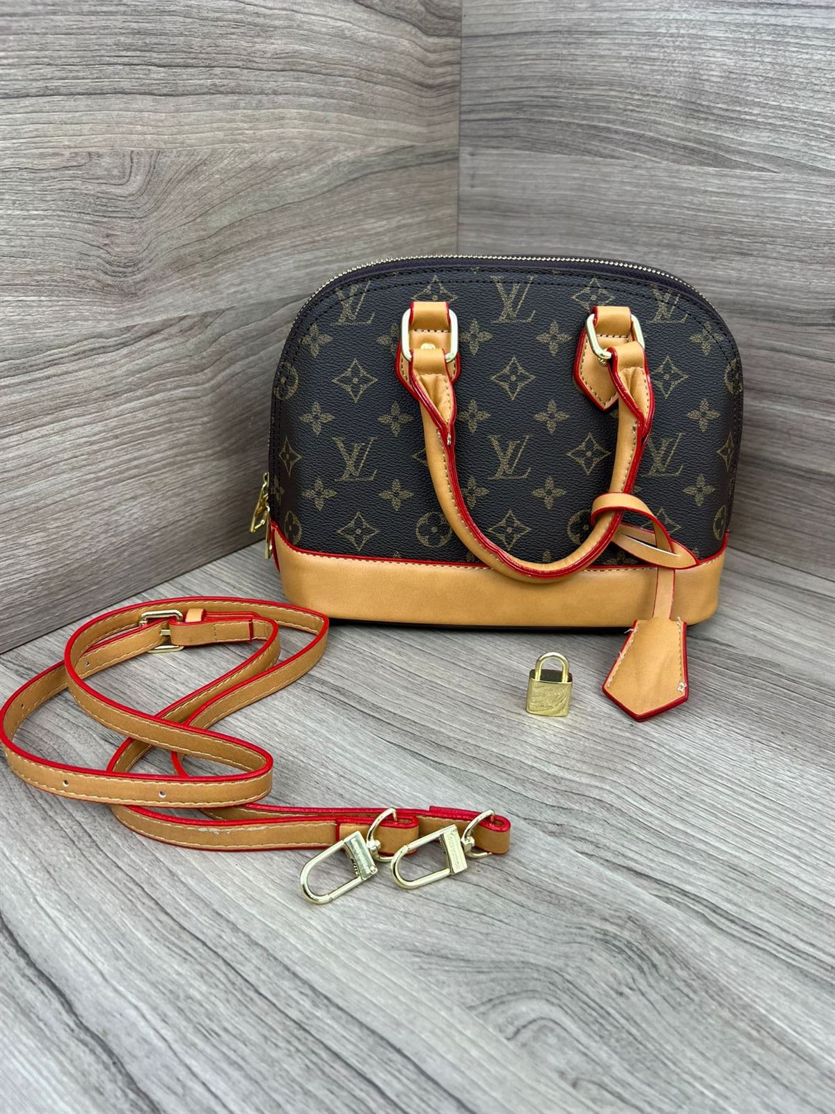 Bolso Lv marron - Imagen 6