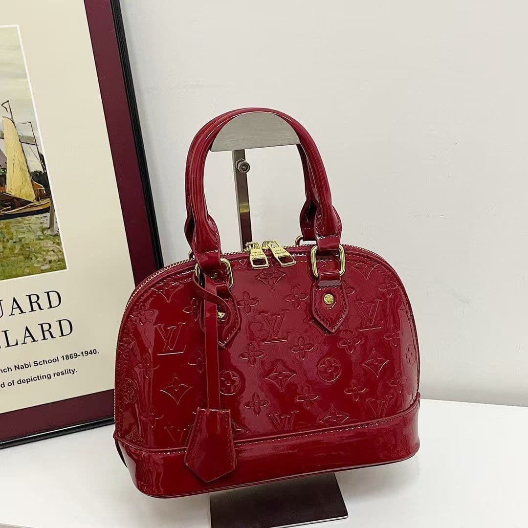 Bolso Lv rojo charol - Imagen 1