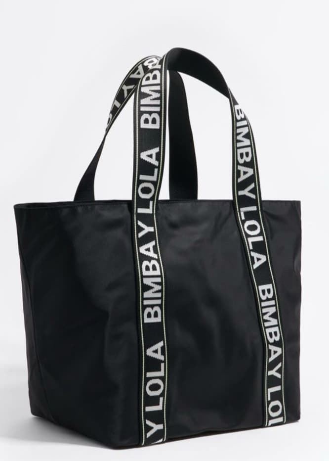 Bolso shopper maxi negro bimba y lola - Imagen 1