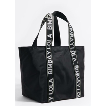 Bolso shopper maxi negro bimba y lola - Imagen 1