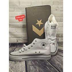 Bota converse de tela blanco - Imagen 2