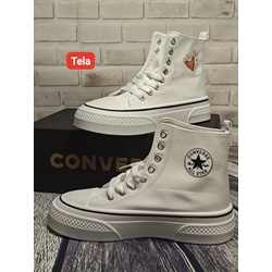 Bota converse estrella lona - Imagen 1