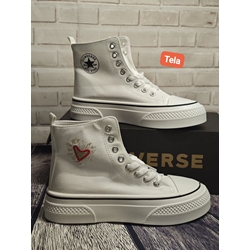 Bota converse estrella lona - Imagen 2