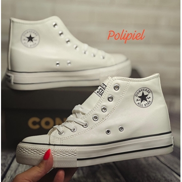 Bota converse polipiel blanca - Imagen 1