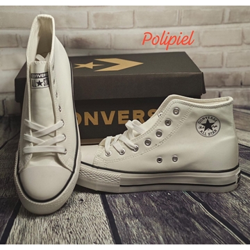 Bota converse polipiel blanca - Imagen 2