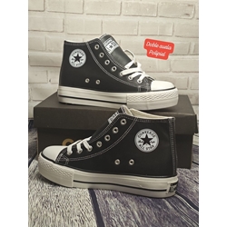 Bota converse polipiel negra - Imagen 1