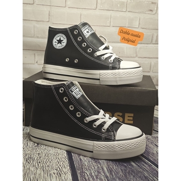 Bota converse polipiel negra - Imagen 2