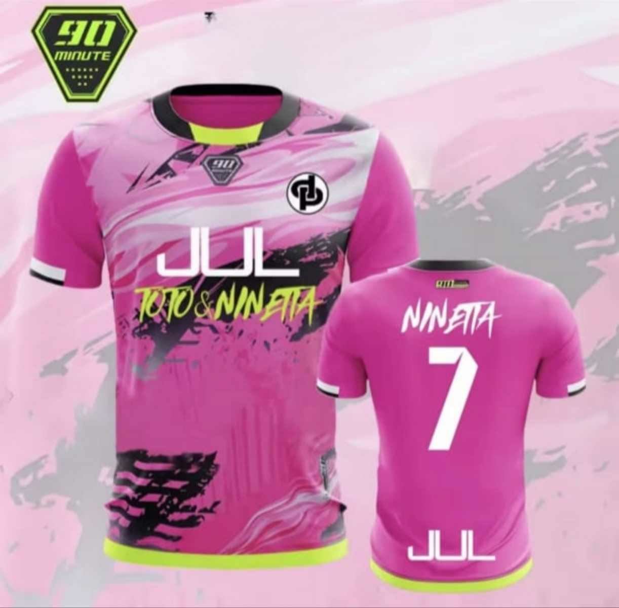 Camiseta Jul rosa - Imagen 1