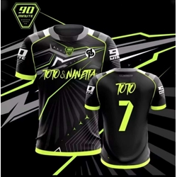 Camiseta Jul Yamaha black/green - Imagen 1