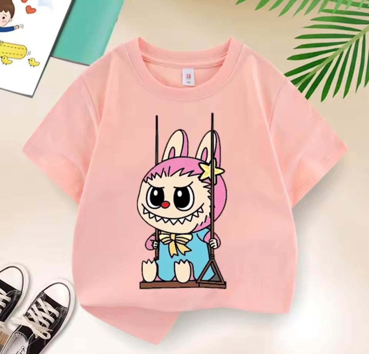 Camiseta labubu para niñas - Imagen 1