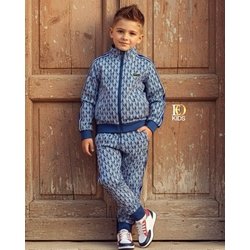 Chandal lacoste azul para niños - Imagen 1