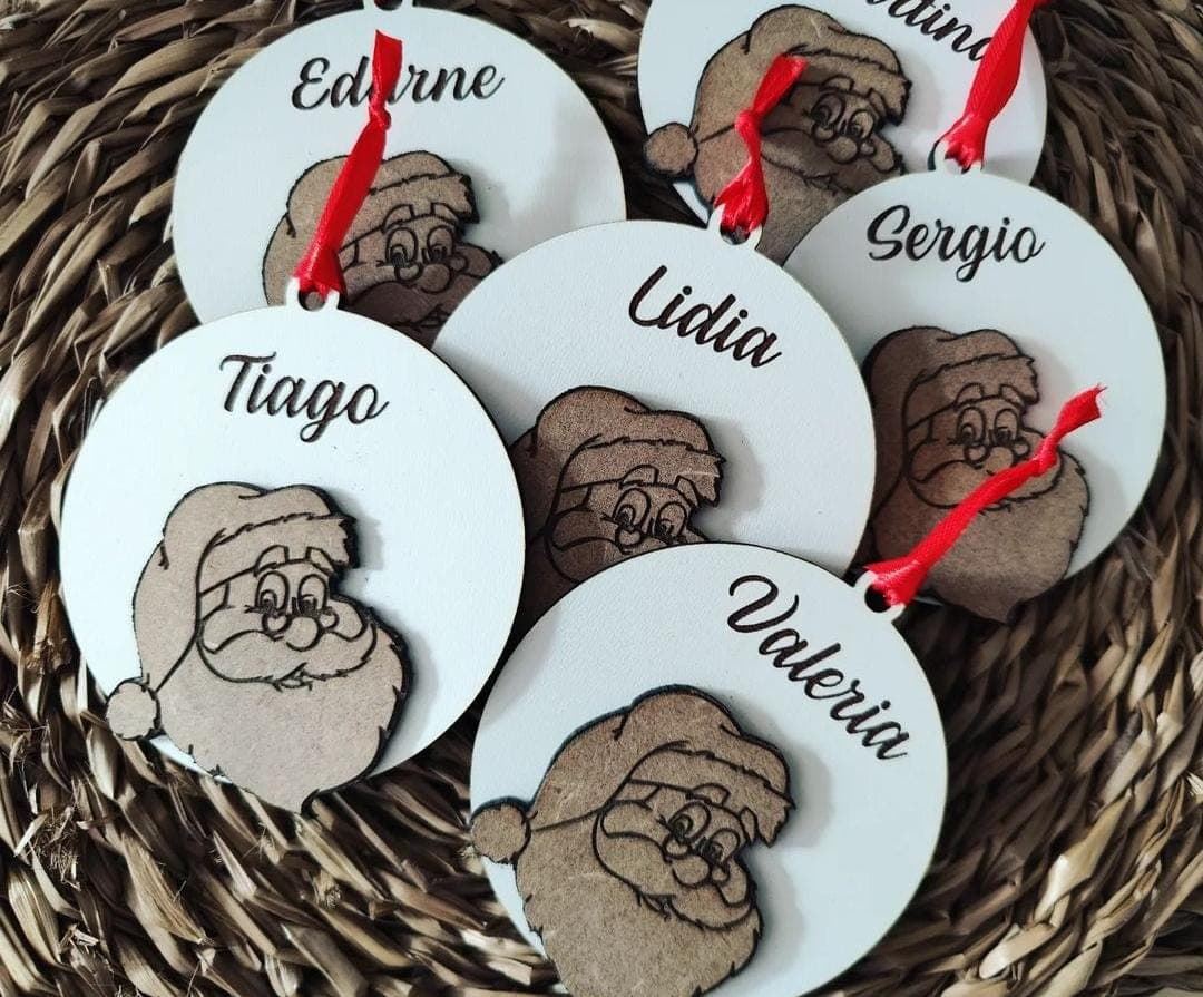 Colgante árbol papa noel - Imagen 1