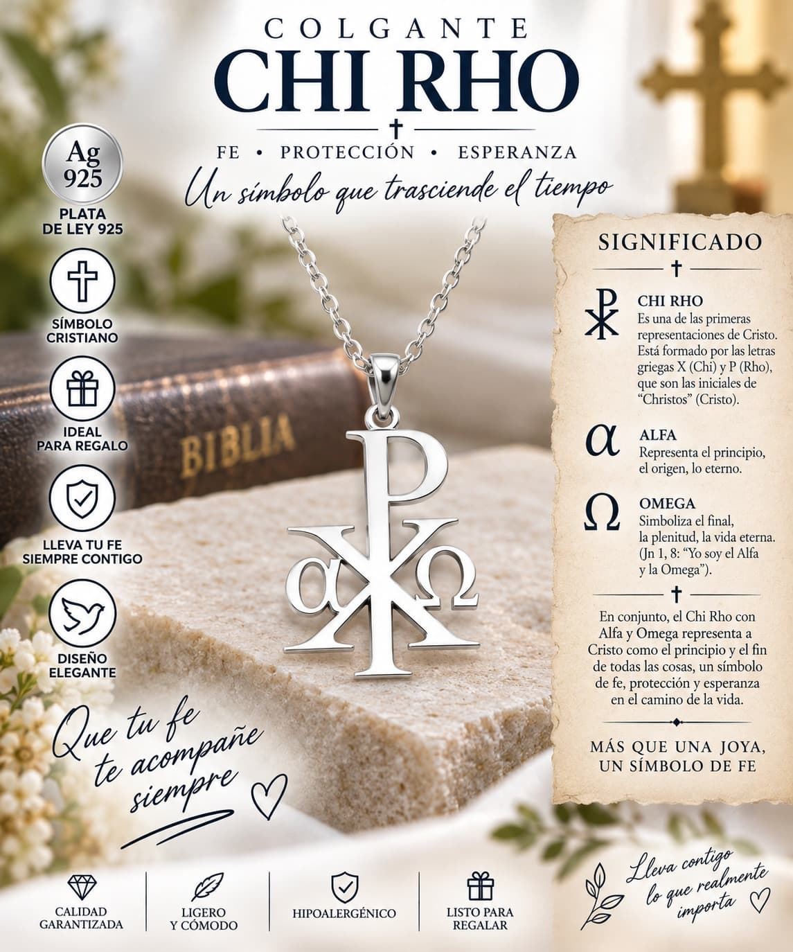 COLGANTE CHI RHO - Imagen 1