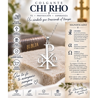 COLGANTE CHI RHO - Imagen 1