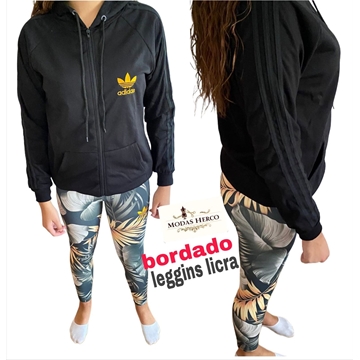 CONJUNTO ADIDAS MUJER negro - Imagen 1