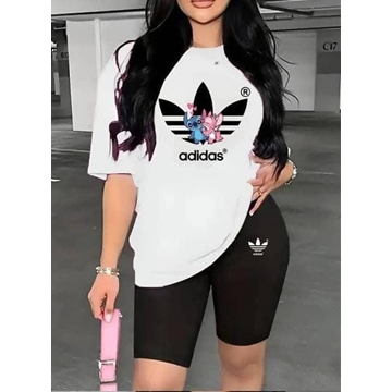 Conjunto camiseta con leggins adidas lilo&stich para mujer - Imagen 1