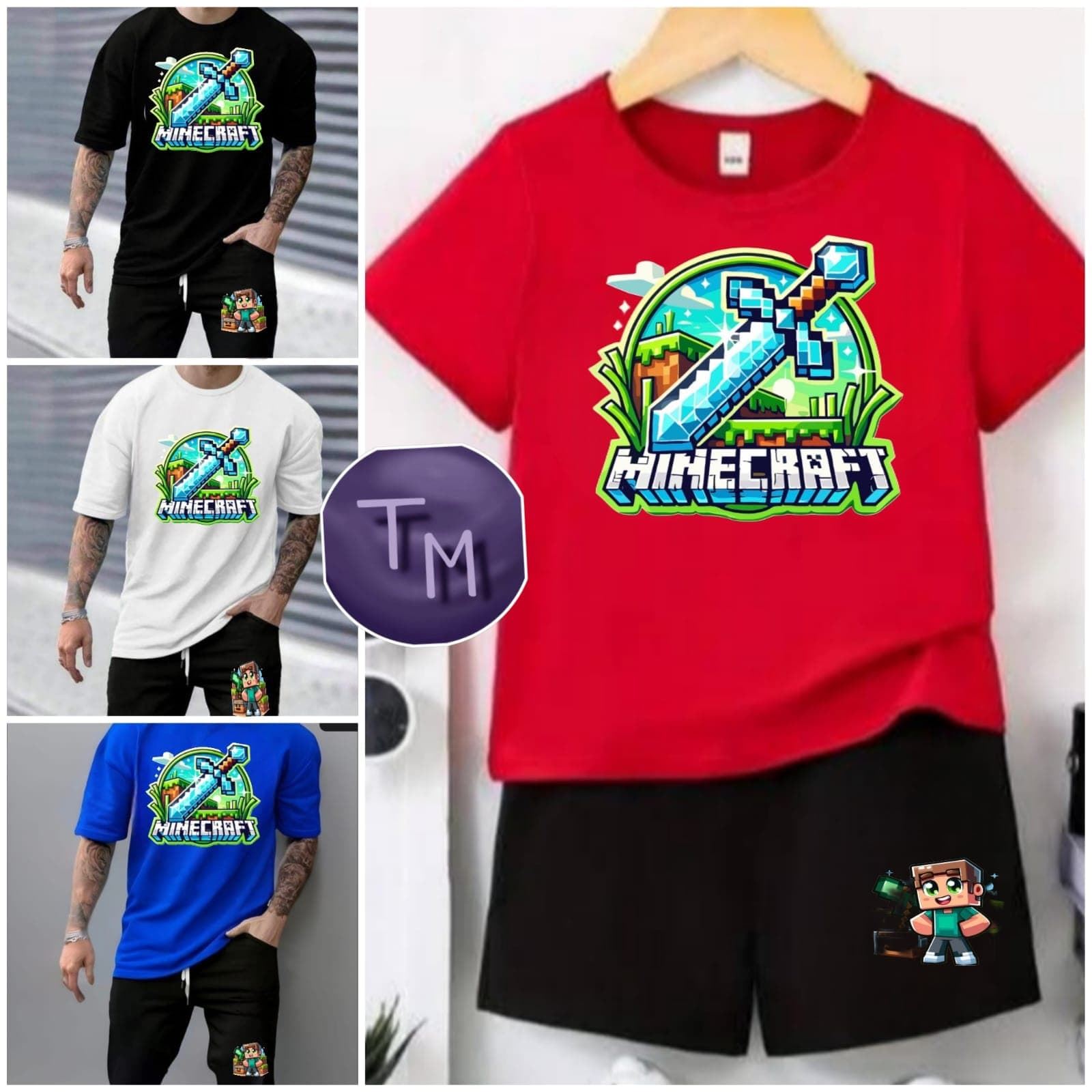 Conjunto Minecraft para niños - Imagen 1