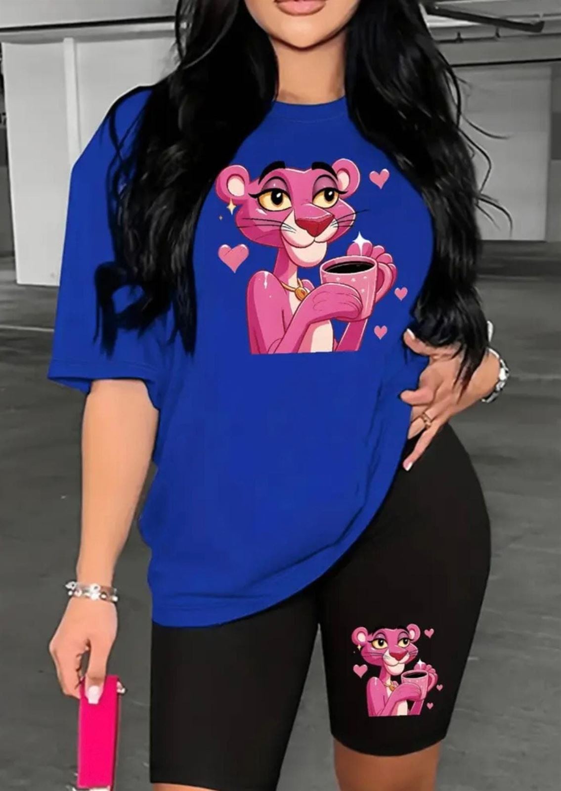 Conjunto pantera rosa para mujer - Imagen 5
