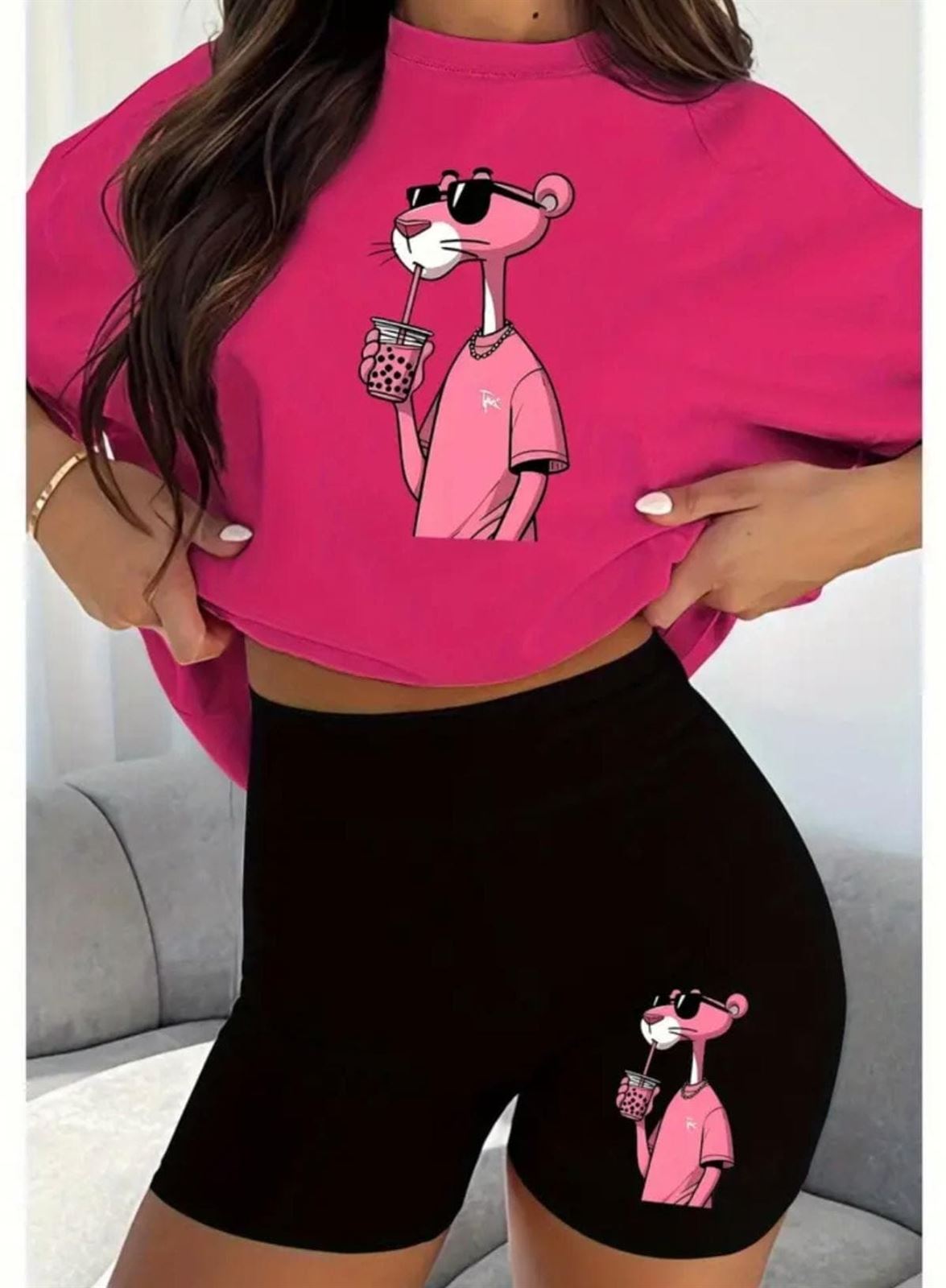 Conjunto Pantera rosa para mujer - Imagen 3