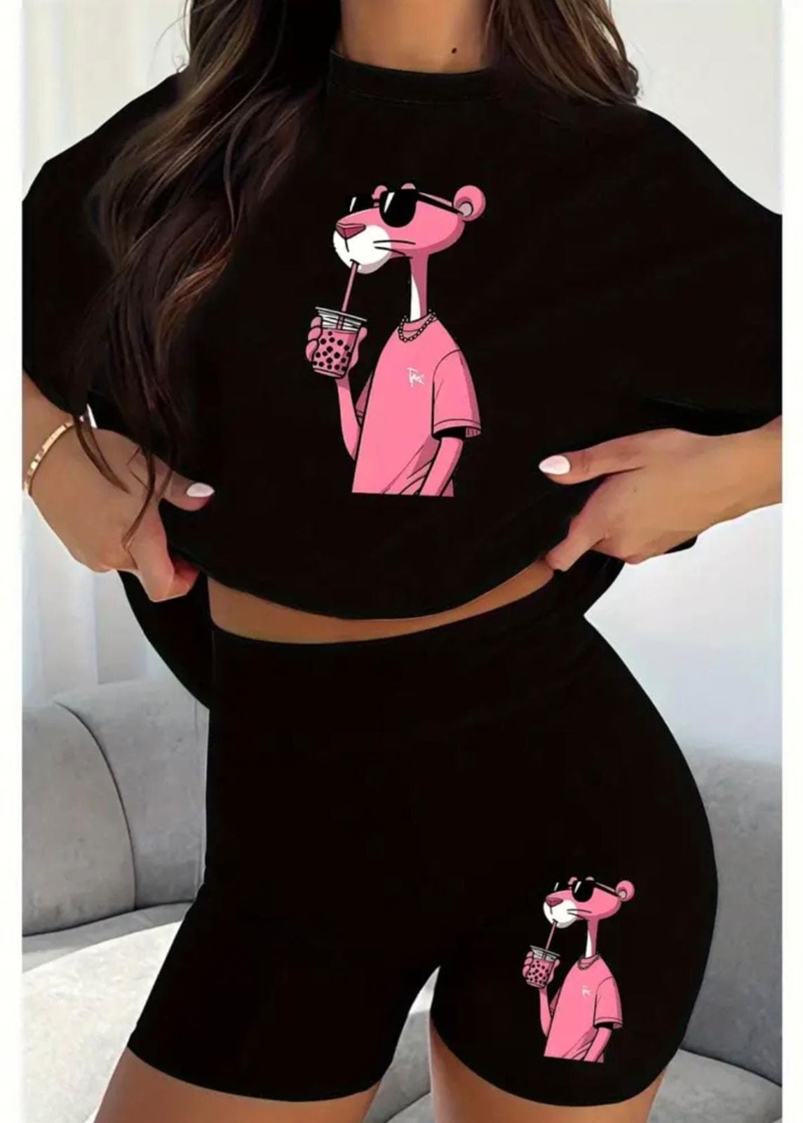 Conjunto Pantera rosa para mujer - Imagen 4