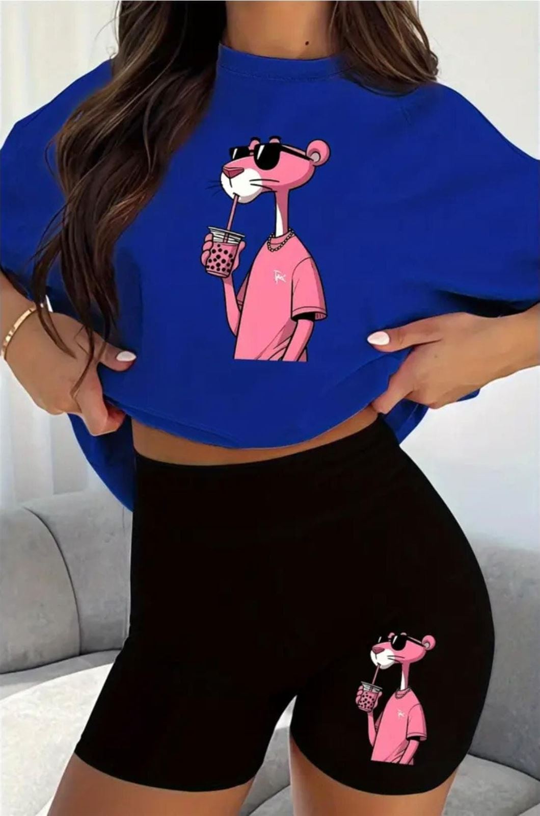 Conjunto Pantera rosa para mujer - Imagen 5
