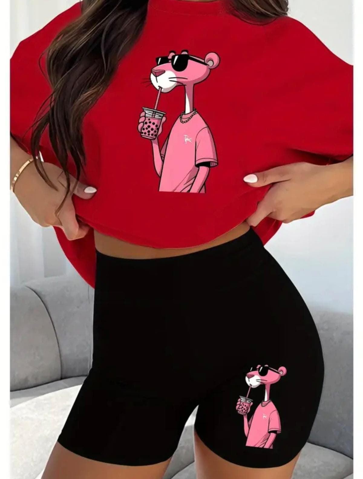 Conjunto Pantera rosa para mujer - Imagen 6