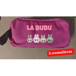 Estuche 3 cremalleras Labubu - Imagen 1