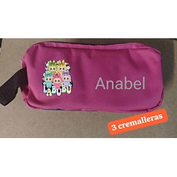 Estuche 3 cremalleras Labubu - Imagen 1