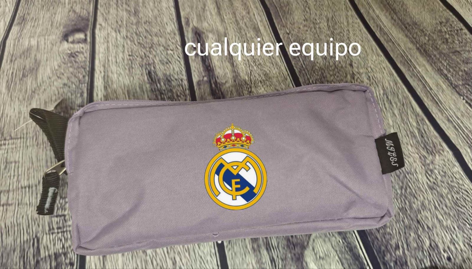 Estuche tres cremalleras Real madrid - Imagen 1