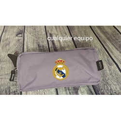 Estuche tres cremalleras Real madrid - Imagen 1
