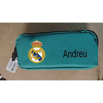 Estuche tres cremalleras Real madrid - Imagen 1