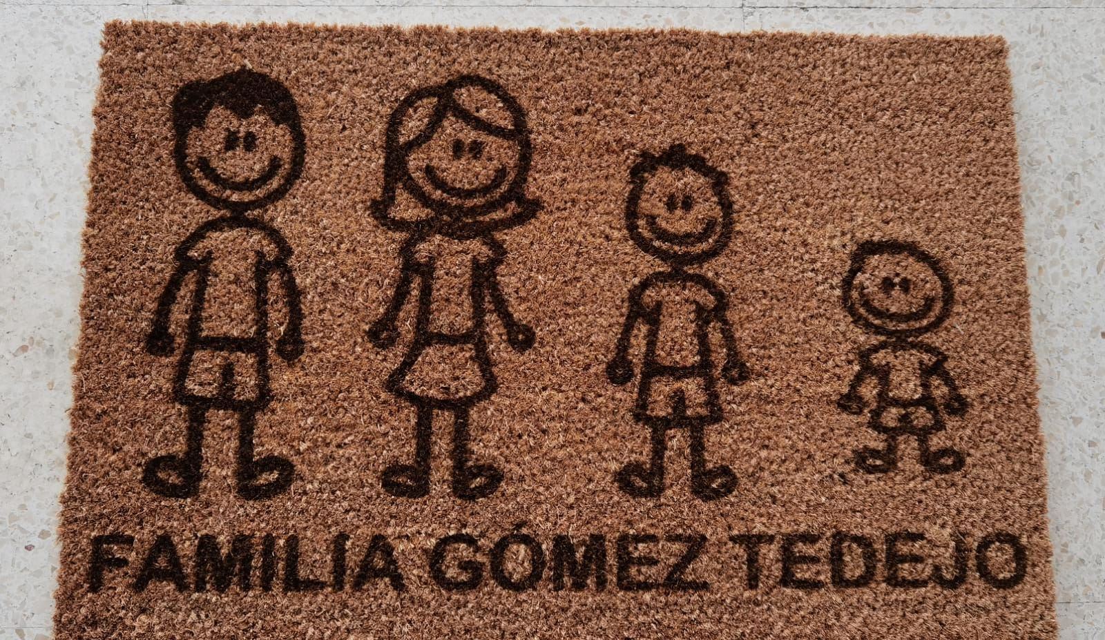 Felpudo familia - Imagen 1
