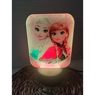 Lampara led personalizada frozen - Imagen 1