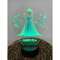 Lampara led personalizada frozen - Imagen 2