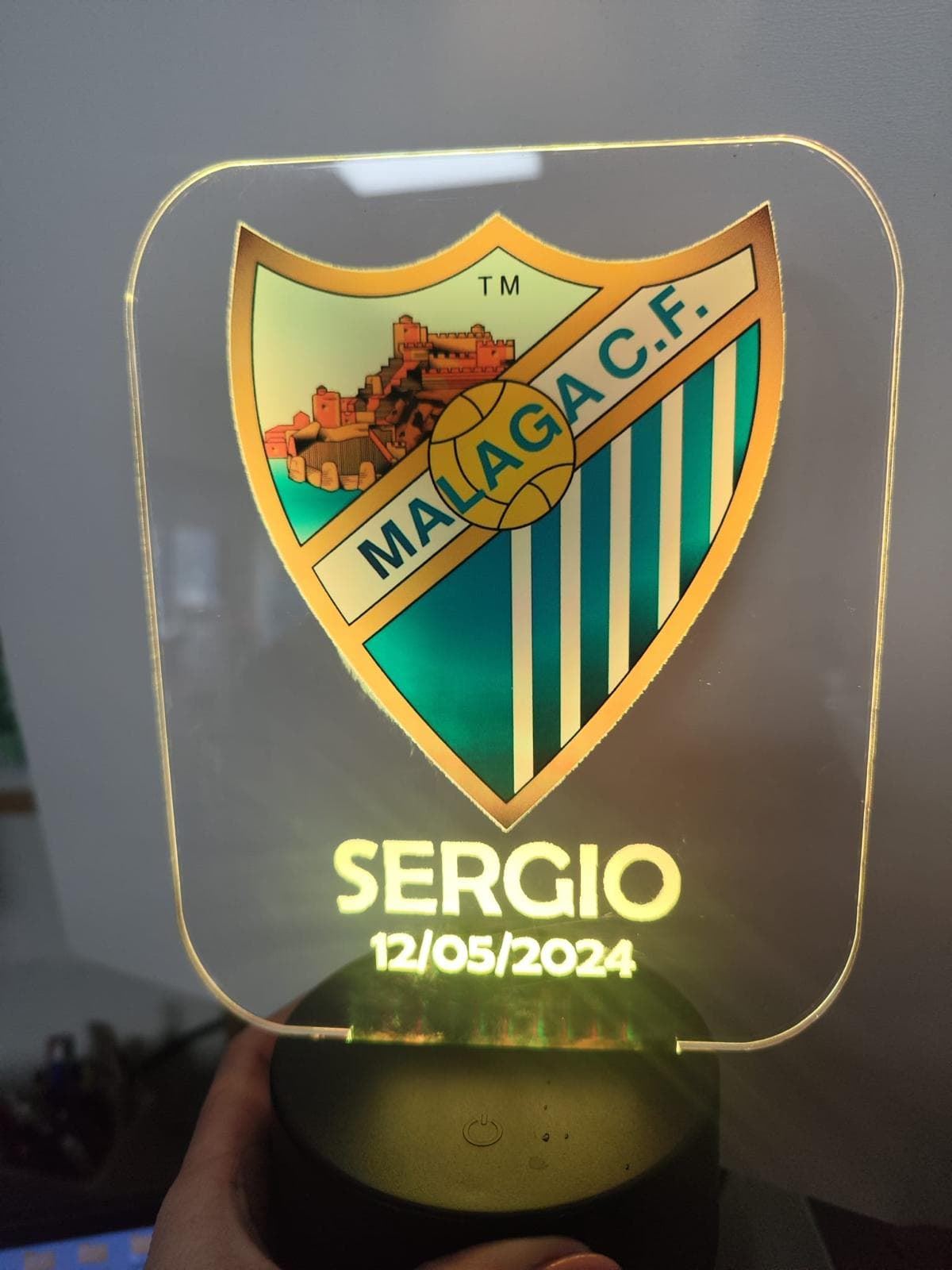 Lampara led personalizada futbol - Imagen 1