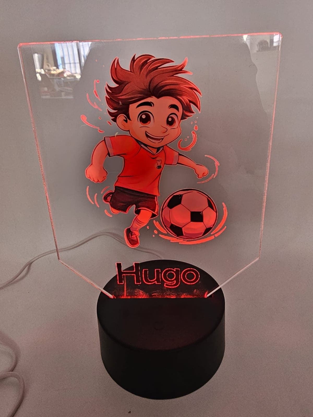 Lampara led personalizada futbol - Imagen 4