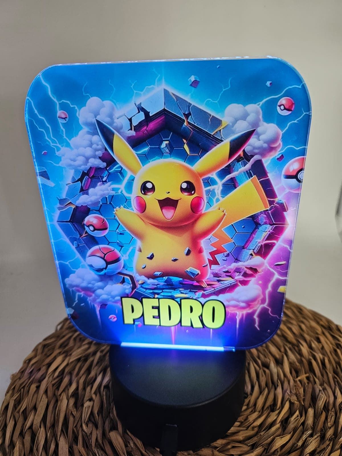Lampara led personalizada Picachu - Imagen 1