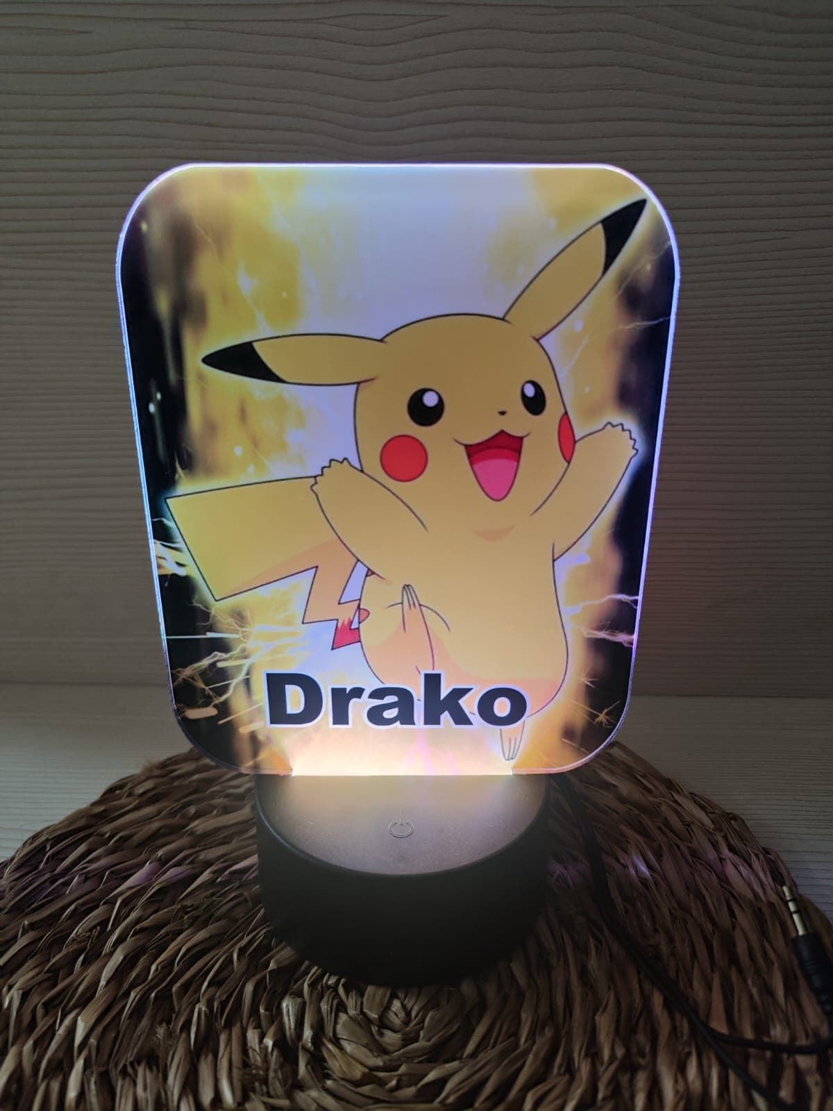 Lampara led personalizada Picachu - Imagen 2