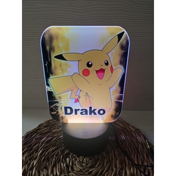 Lampara led personalizada Picachu - Imagen 2