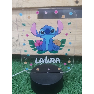 Lampara led personalizada Stich - Imagen 1