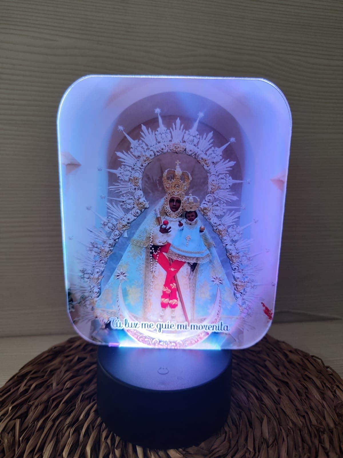 Lampara led personalizada Virgen - Imagen 2