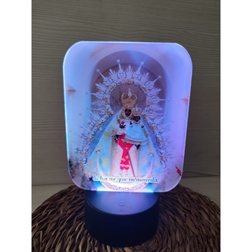 Lampara led personalizada Virgen - Imagen 2