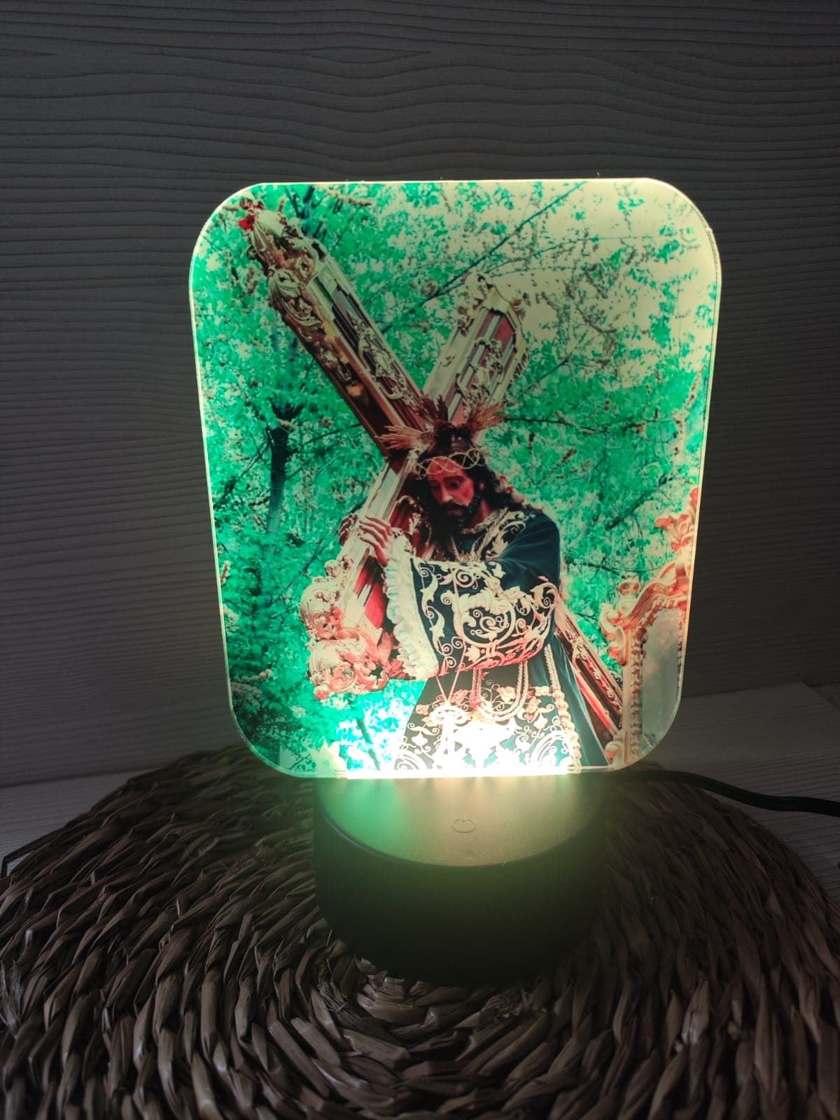 Lampara led personalizada Virgen - Imagen 3