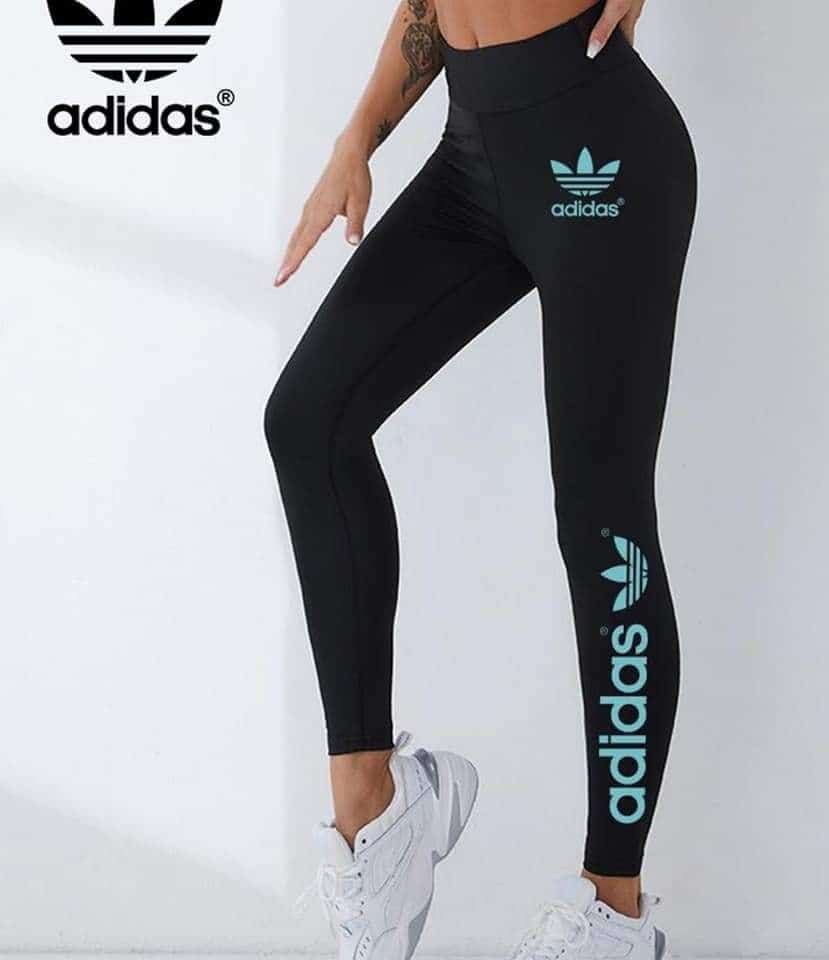 Leggin Adidas color azul claro para mujer - Imagen 1