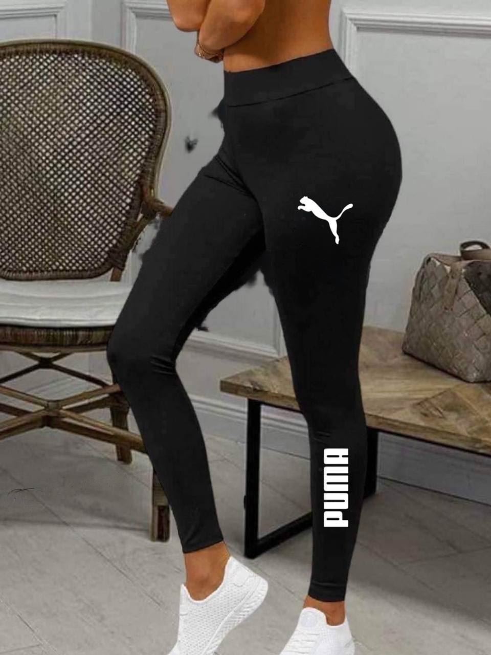 Leggin puma blanco para mujer - Imagen 1