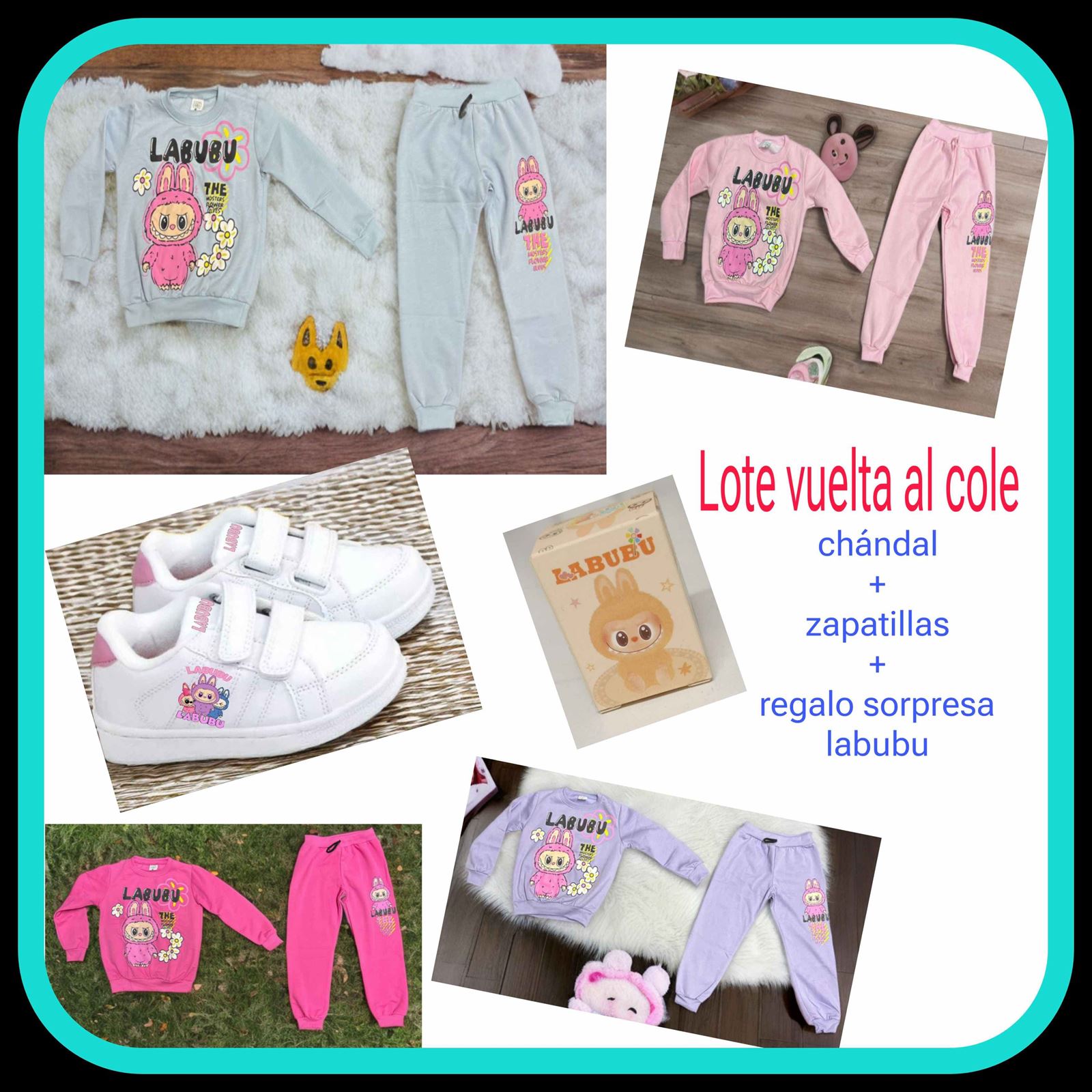 Lote escolar labubu 1 - Imagen 1
