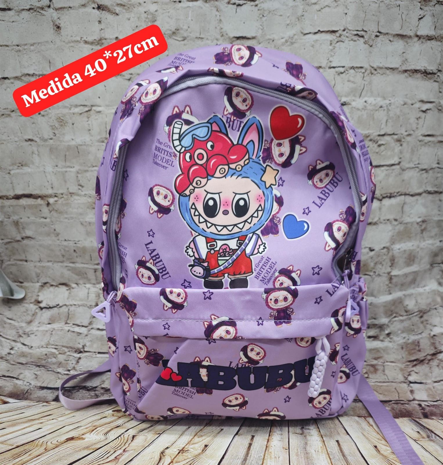 Mochila escolar Labubu - Imagen 1