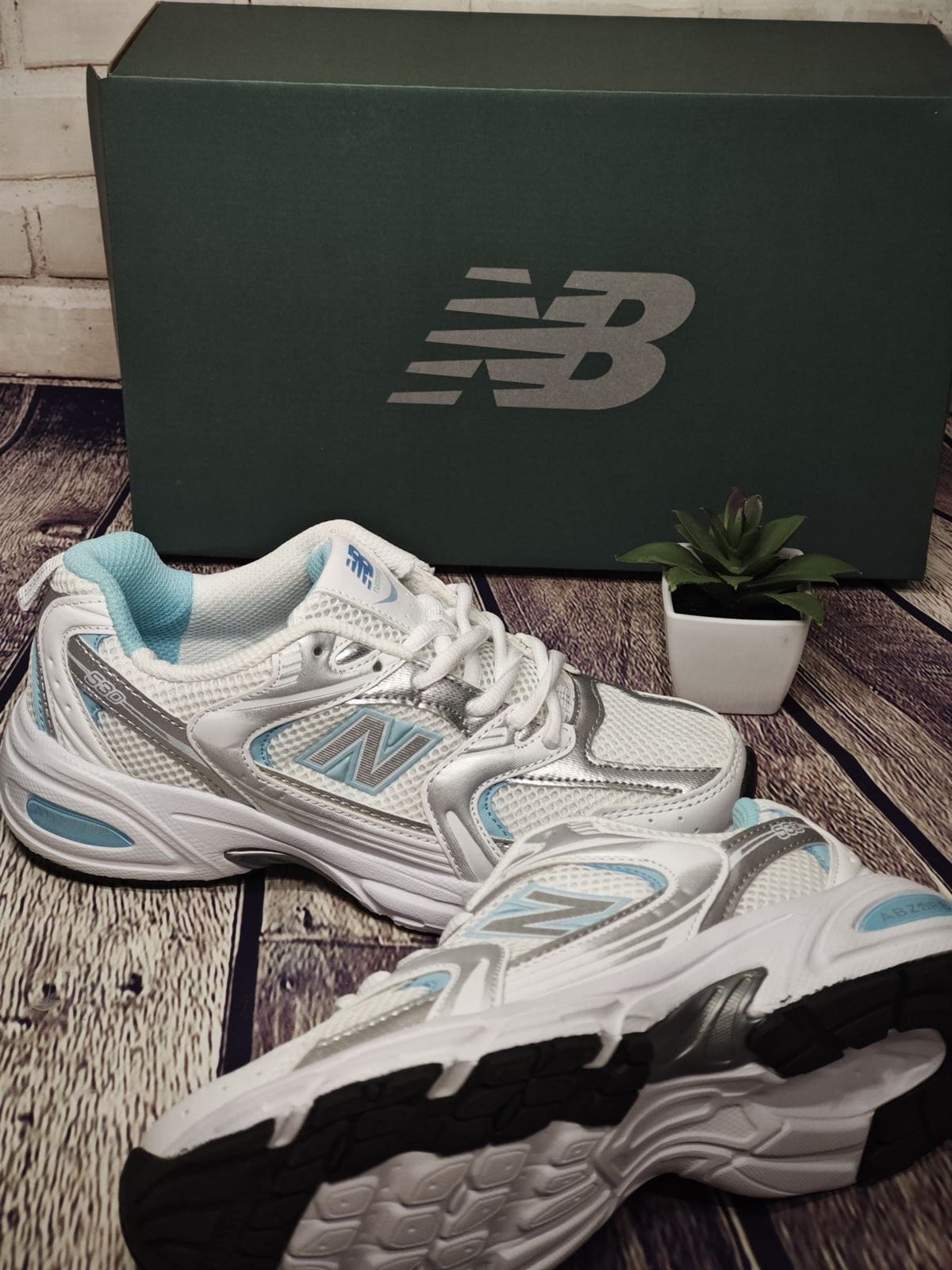 new balance 530 en azul claro - Imagen 2