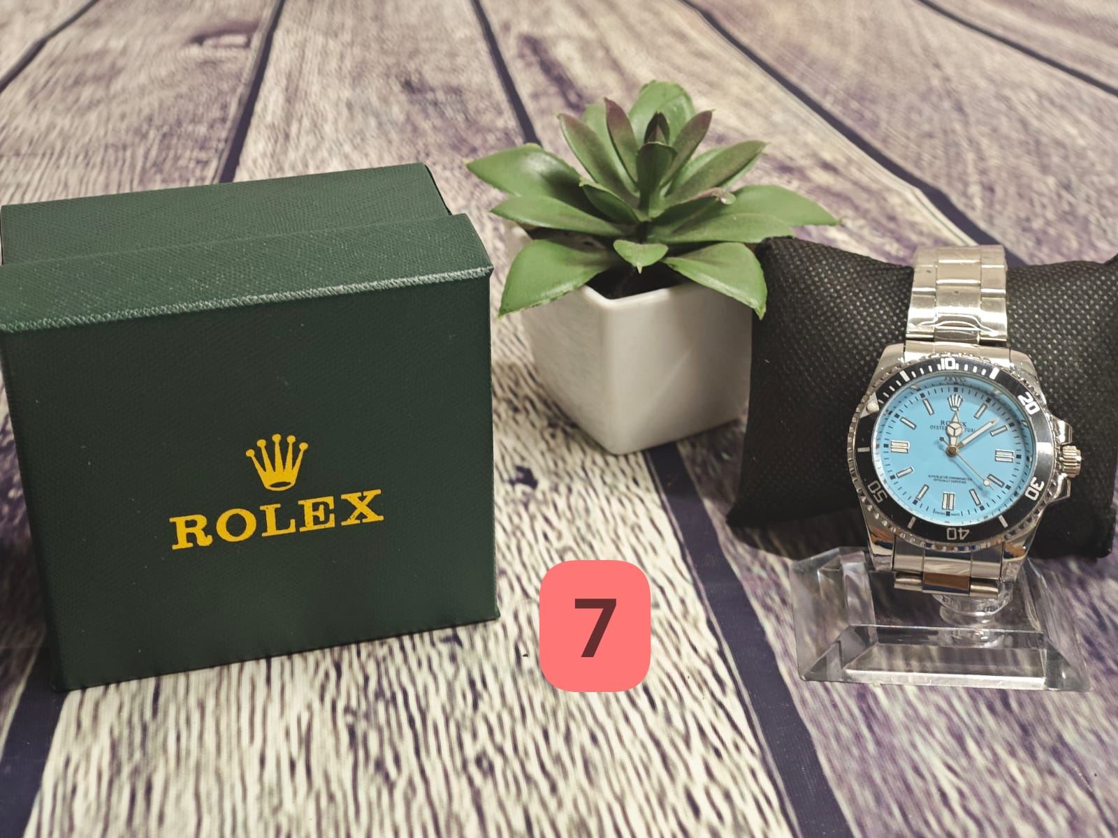 Reloj Rolex azul - Imagen 1